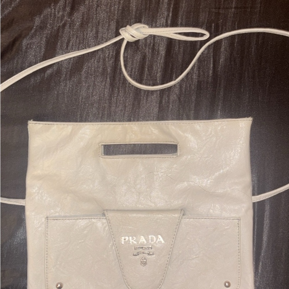 Prada White Crossbody Bag